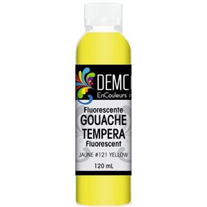 Gouache Demco FLUORESCENTE JAUNE (473ML)