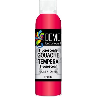 Gouache Demco FLUORESCENTE ROUGE (473ML) Gouache Demco FLUORESCENTE ROUGE (473ML)