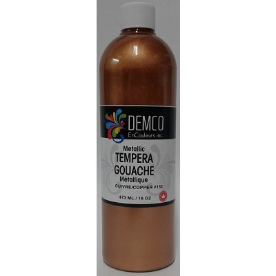 Gouache Demco métallique haute viscosité CUIVRE (473ML) Gouache Demco métallique haute viscosité CUIVRE (473ML)