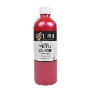 Gouache Demco métallique haute viscosité ROUGE