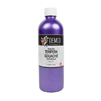 Gouache Demco métallique haute viscosité VIOLET