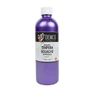 Gouache Demco métallique haute viscosité VIOLET