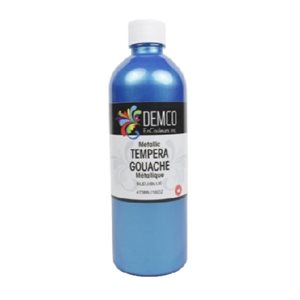 Gouache Demco métallique haute viscosité BLEU