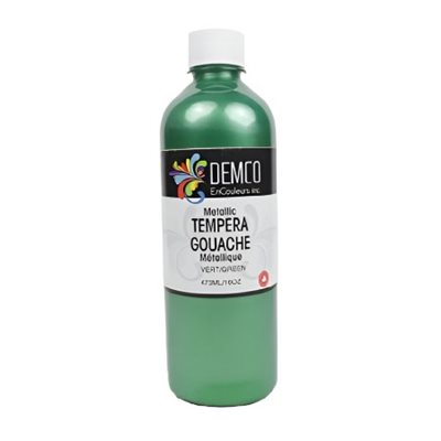 Gouache Demco métallique haute viscosité VERT