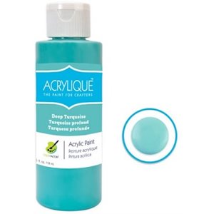 Peinture acrylique TURQUOISE PROFOND (118ML)