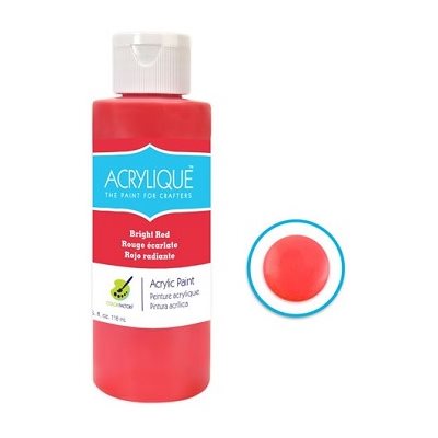 Peinture acrylique ROUGE ÉCARLATE (118ML) Peinture acrylique ROUGE ÉCARLATE (118ML)