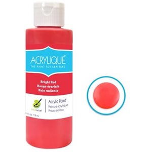Peinture acrylique ROUGE ÉCARLATE (118ML)