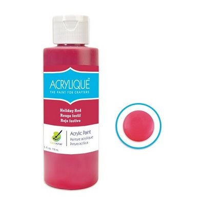 Peinture acrylique ROUGE FESTIF (118ML) Peinture acrylique ROUGE FESTIF (118ML)