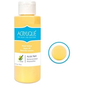 Peinture acrylique JAUNE VIF (118ML)