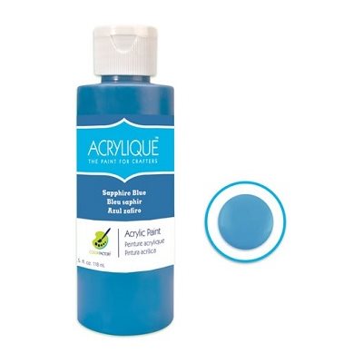Peinture acrylique BLEU SAPHIR (118ML) Peinture acrylique BLEU SAPHIR (118ML)