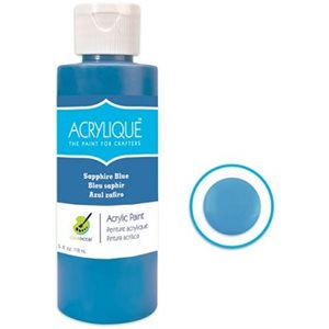 Peinture acrylique BLEU SAPHIR (118ML)