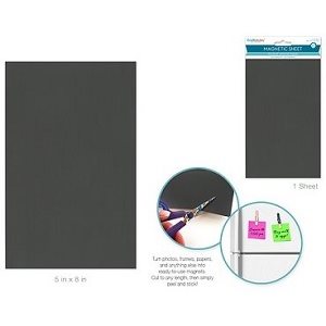 Feuille Magnétique Autocollante 5" X 8" (13cm X 20cm)