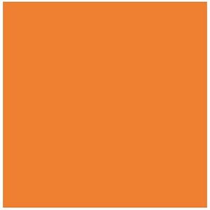 Papier de construction 12''x18'' - ORANGE