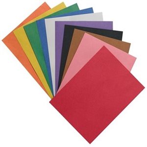 Papier de construction 12''x18'' - ASSORTIES