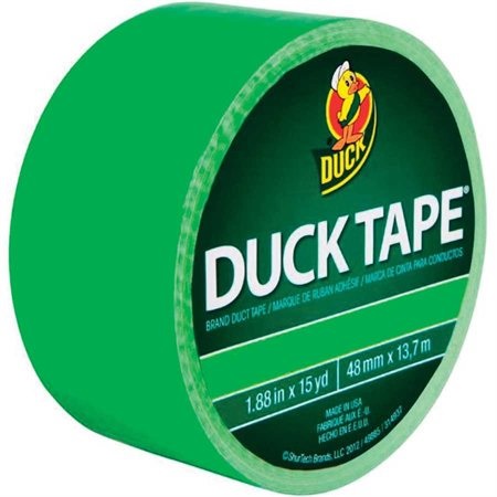 Ruban de couleur Duck Tape Vert Fluo Ruban de couleur Duck Tape Vert Fluo