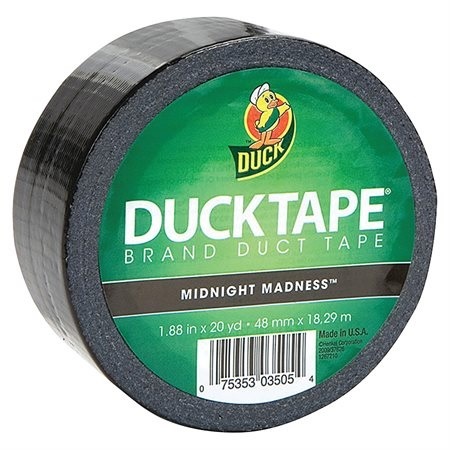 Ruban Duck Tape à conduits / usage général Noir