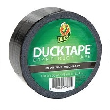 Ruban Duck Tape à conduits / usage général Noir