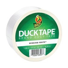 Ruban Duck Tape à conduits / usage général Blanc