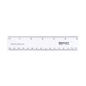Règle transparente Westcott flexible 6" / 15cm