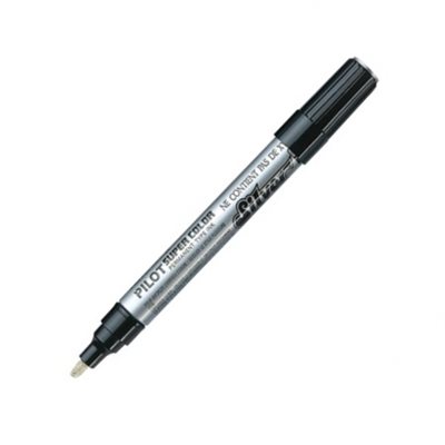 Marqueur Permanent Super Color Silver pointe biseauté