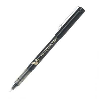 Stylos à bille roulante Hi-Tecpoint V7 Noir Stylos à bille roulante Hi-Tecpoint V7 Noir
