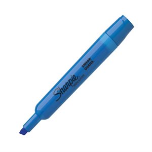Surligneur grand réservoir Sharpie BLEU Biseauté