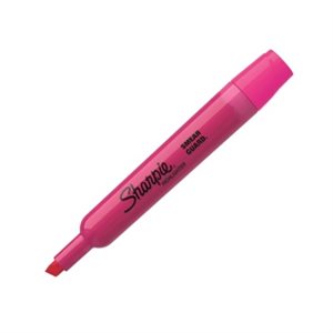 Surligneur grand réservoir Sharpie ROSE Biseauté