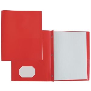 Portfolio Poly Tang ROUGE 9-1 / 2" X 11-1 / 2"