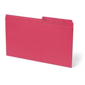 Chemise à dossier réversible. LÉGAL, ROUGE