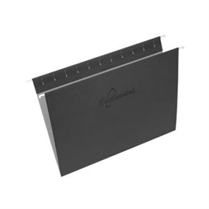 Dossiers suspendus. LETTRE, NOIR