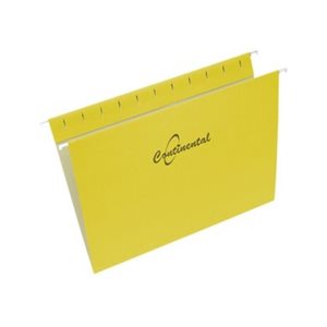 Dossiers suspendus. LETTRE, JAUNE