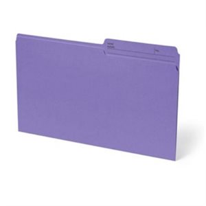 Chemise à dossier réversible. LÉGAL, VIOLET