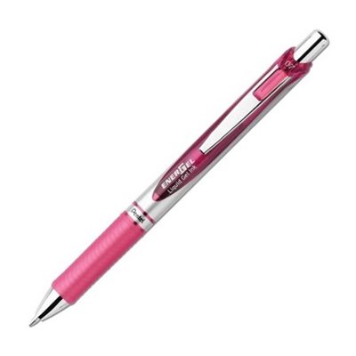Stylos à bille roulante rétractable EnerGel® ROSE