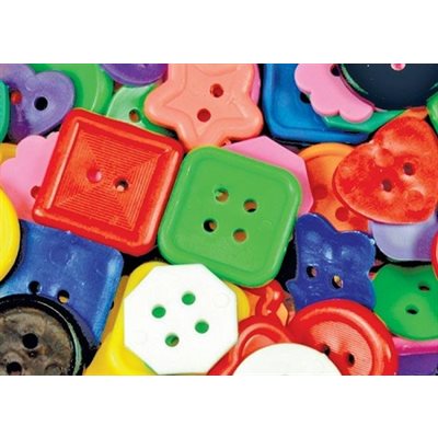 Boutons en platique assorties Roylco, formes assorties 1 lb (454g) Boutons en platique assorties Roylco, formes assorties 1 lb (454g)