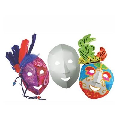 Masques amusants à décorer - Ensemble de 40 masques Masques amusants à décorer - Ensemble de 40 masques