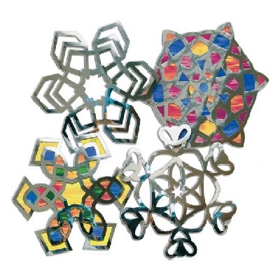 Cadre pour vitraux flocons de neige - 24 / Pqt Cadre pour vitraux flocons de neige - 24 / Pqt
