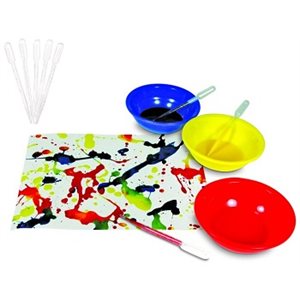 Pipettes à peinture 6", guide inclus - 8 / Pqt
