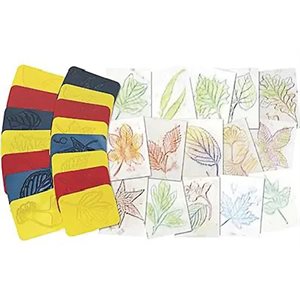 Plaques d'imprimerie motifs FEUILLAGE