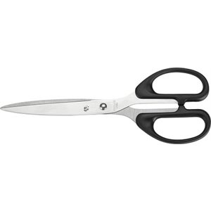 Ciseaux d'Enseignant droit, emprise plastique noir 8 1 / 4" (20cm)