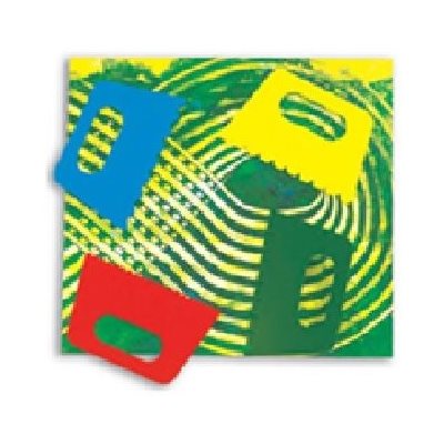 Spatules dentelées de 5 pouces, 4 / Pqt Spatules dentelées de 5 pouces, 4 / Pqt