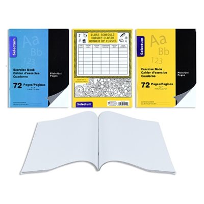 Cahier d'exercices Pages Blanches 23,1 X 18cm Cahier d'exercices Pages Blanches 23,1 X 18cm