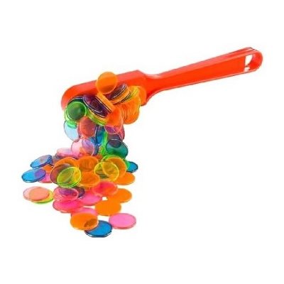Jetons à Bingo magnétiques avec baguette, couleurs assorties, 100 par boîte Jetons à Bingo magnétiques avec baguette, couleurs assorties, 100 par boîte