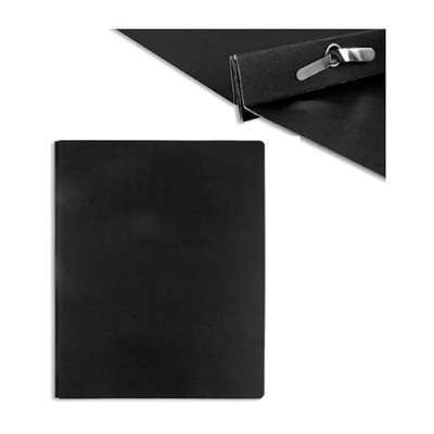 Portfolio Cartonné NOIR, 3 attaches Portfolio Cartonné NOIR, 3 attaches
