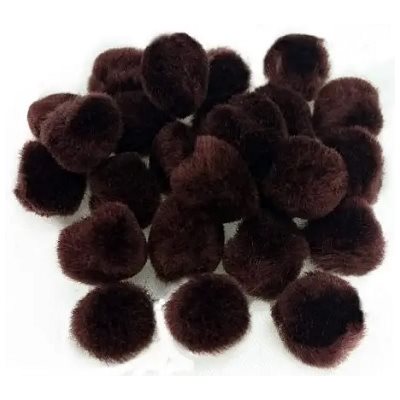 Pompons BRUNS 3 / 4" (19mm) 55 / pqt