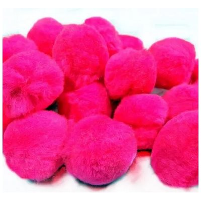 Pompons ROSES FONCÉ 3 / 4" (19mm) 55 / pqt Pompons ROSES FONCÉ 3 / 4" (19mm) 55 / pqt