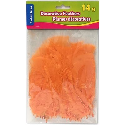Plumes décoratives ORANGE 14 Grammes Plumes décoratives ORANGE 14 Grammes