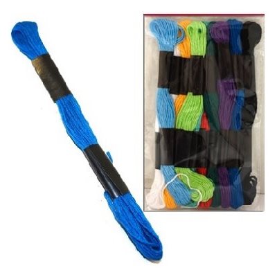 Fils à Broder 10 couleurs, 10 / pqt