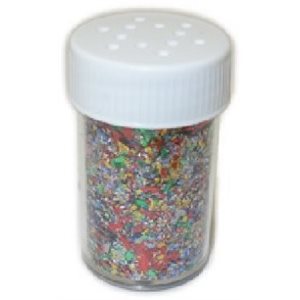 Paillettes en particules MULTICOLORE Salière 12g
