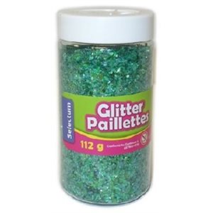 Paillettes en particules VERT Salière 112g Économique