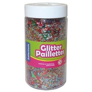 Paillettes en particules MULTICOLORE Salière 112g Économique